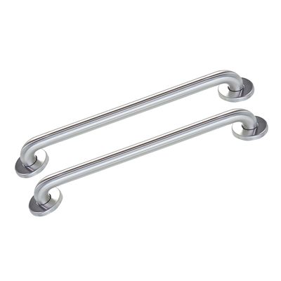 2-Pack Bathroom Safety 24"" Grab Bars - 1.5"" Dia. ADA Handrail/Tub Shower/304 Stainless Steel/Smooth, 2PK/1.5-SS-SM-24