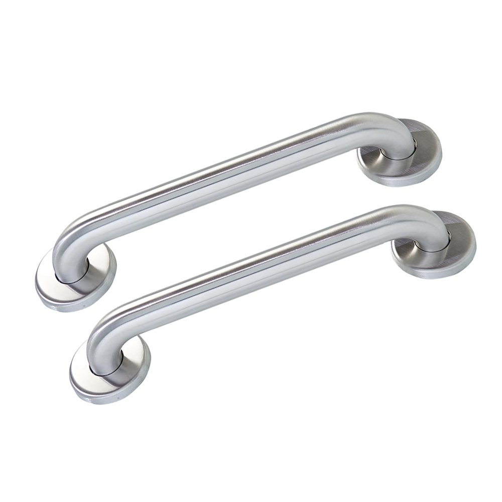 2-Pack Bathroom Safety 16"" Grab Bars - 1.5"" Dia. ADA Handrail/Tub Shower/304 Stainless Steel/Smooth, 2PK/1.5-SS-SM-16