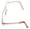 Calabria Telben Mod N Designer Oval Metal Reading Glasses +2.75 Gold Men Women Trendy Lightweight Readers Stylish Modern Eyeglass view 3