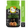 PORQ Italian Herb Pork Rind Panko Crumbs, Gluten Free, 10.5 oz Canister, 21 Servings + CreateAndBundle Sticker view 3