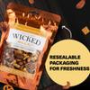 Wicked Mix Snack Mix with Mixed Nuts, Sweet and Salty Snacks Trail Mix Healthy Snack with Almonds, Cashews, Pretzels, Pecans, Candy Corn - Zero Trans Fat in Resealable Bag (Fall Edition, 3 Pack) view 2