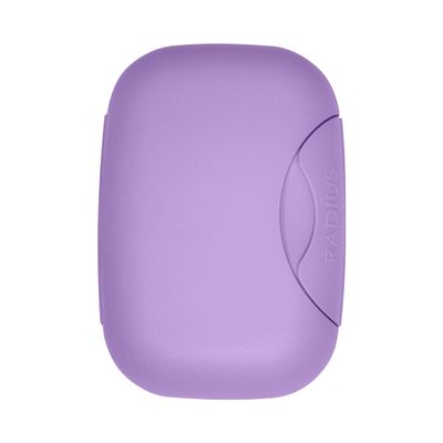RADIUS Soap Travel Case, BPA-Free Recycled Plastic, Leakproof, Portable for Bathroom, Gym, Home, Camping - Lavender