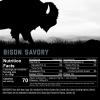 ICON Meats Bison and Beef Jerky Steak Strips, Savory Flavor, 8 High Protein Snacks Packs, 2 Strips per Pack, Low Sugar, Gluten Free, Natural, USDA Inspected, Made in the USA, Valentines Day Gifts for Him view 2