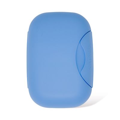 RADIUS Soap Travel Case, BPA-Free Recycled Plastic, Leakproof, Portable for Bathroom, Gym, Home, Camping - Light Blue