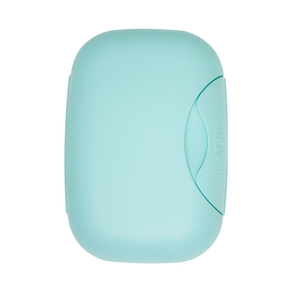 RADIUS Soap Travel Case, BPA-Free Recycled Plastic, Leakproof, Portable for Bathroom, Gym, Home, Camping - Mint