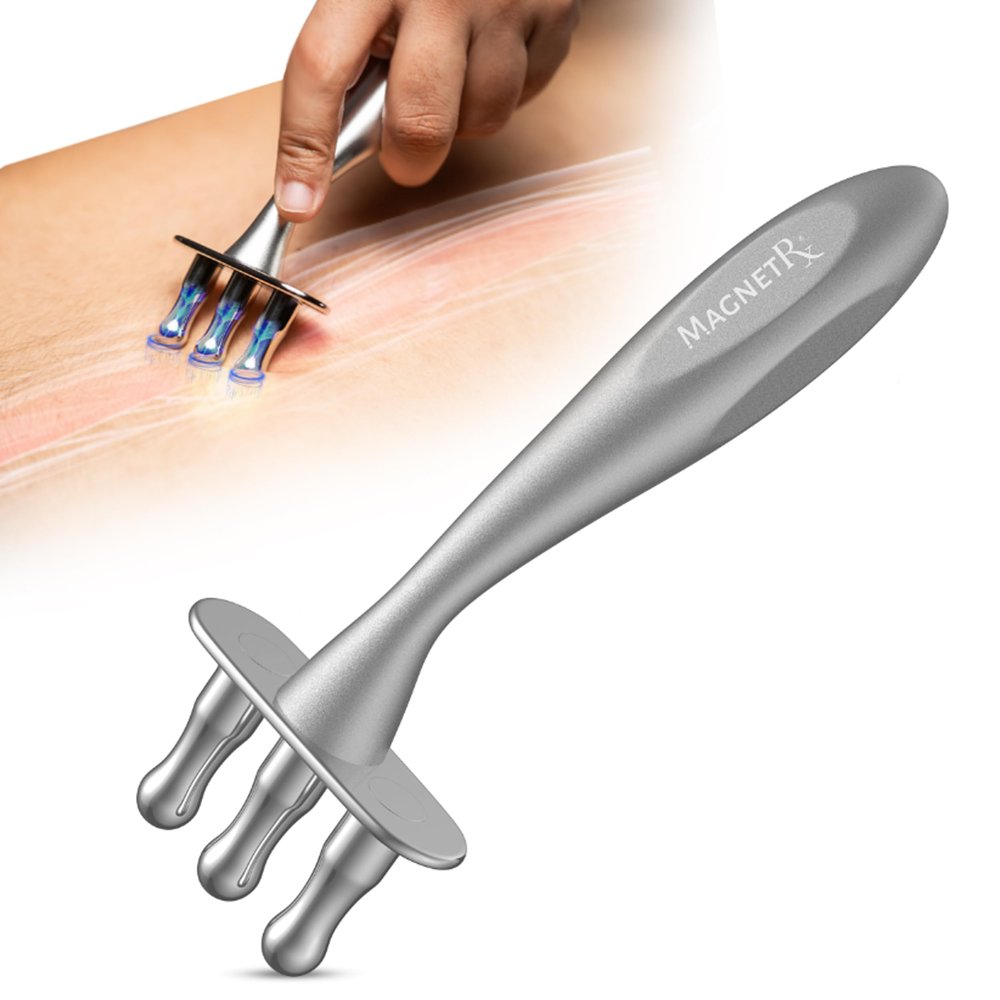 MagnetRX Magnetic Therapy Massage Fork  MultiFunctional Magnetotherapy Pen for Emotion Code Magnets, Meridian Massage Tool & Body Healing Magnets  Magnetoterapia Fisioterapia Portatil Aparatos