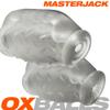 OXBALLS Masterjack Double Penetrator JO - Clear Ice view 4