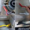 12Pcs Crevice Cleaning Brush,Small Gap Cleaning Brushes for Cleaning Bathroom,Kitchen,Window Grooves,Corners, Sinks, washbasins, Showers, faucets, bathtubs, Gas Stove and Tiles view 3
