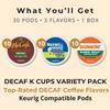 30-Pack Decaf Coffee K-Pods Variety: Dunkin, McDonalds Premium Roast, Maxwell-House Decaf Blends, Keurig-Compatible, Includes Coffee Recipe eBook view 2