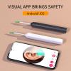 Earwax Removal Kit with Camera and Light, 6 Ear Spoons, for iOS & Android Devices (Black) view 3