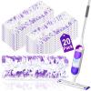 20 Pack Disposable Power Mop Pads for Swiffer Power Mop Pads,Compatible with Swiffer Power Mop Refills,Thickened Multi-Surface Replacement for Swiffer Wet Pads Refill on All Finished Floors view 1