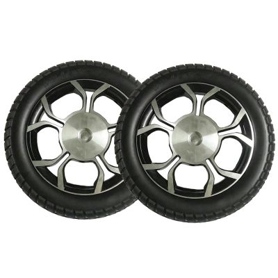 10 Inch Replacement Wheels for Wheelchair, Electric Wheelchair Replace Accessories, Rollator Wheels Parts for Wheelchairs