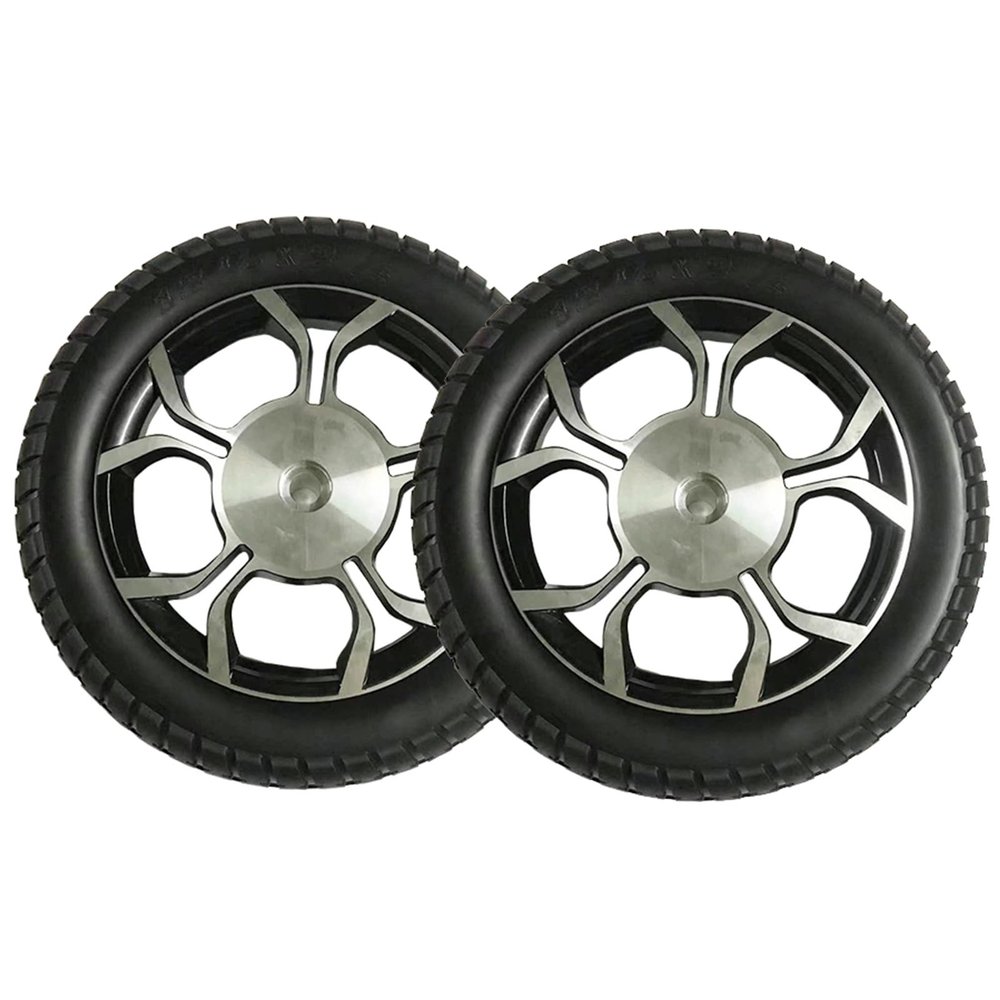 10 Inch Replacement Wheels for Wheelchair, Electric Wheelchair Replace Accessories, Rollator Wheels Parts for Wheelchairs