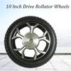 10 Inch Replacement Wheels for Wheelchair, Electric Wheelchair Replace Accessories, Rollator Wheels Parts for Wheelchairs view 4