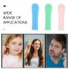 Baluue 15pcs Ear Wax Removal Sleeves Soft Silicone Ear Spoon Covers Replacement Sleeves for Boys and Girls Adults Accessories view 4