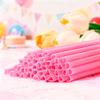 100 PCS Valentines Day Heart Shaped Pink Straws,Individually Wrapped Cute Plastic Drinking Straws for Valentine Party Favors,Cocktails, Bridal Shower, Wedding & Birthday Supplies view 4
