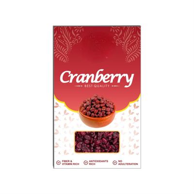 NineLife Basics Dehydrated Cranberries, Gluten Free Antioxidants, Vitamin & Dietary Fiber Rich Pack of Unsulfured, Ready to Eat Dry Cranberries - 200g
