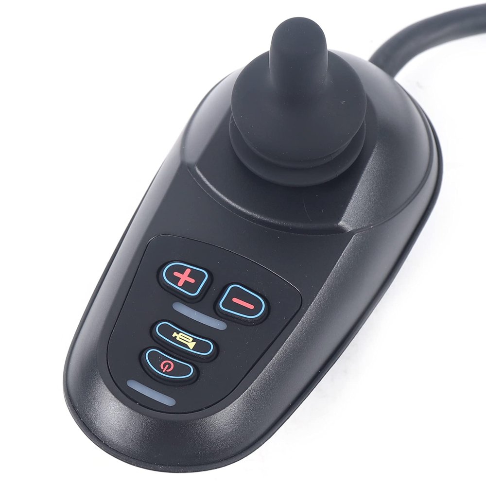WOHAIPA Electric Joystick Wheelchair Controller LED Instruction Rocker Waterproof Controller 24v dc Electronic Differential for Universal Electric Wheelchair