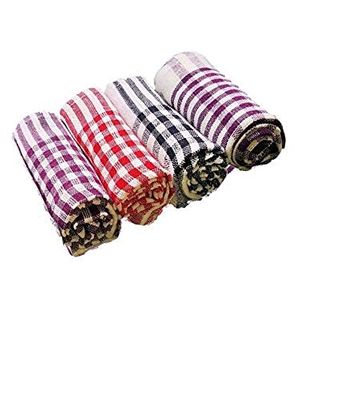 TreegoArt Kitchen Duster Wet Dry Cotton Cleaning Cloth/Mop for Home Kitchen Multipurpose Use 16 x 24 Inches - Pack of 4