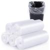 100 Count Trash Bags 4 Gallon Clear Garbage Bags Unscented 1.1mil Thick Strong for Bathroom, Office, Kitchen Waste Basket Small Trash Can. 4g/pcs view 1
