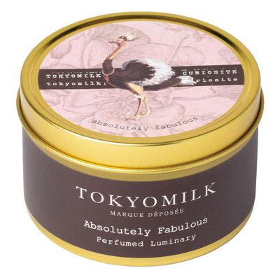 TokyoMilk Absolutely Fabulous Stationary Luminary, 6 oz, 170 g, Citrus Zest, Mimosa, Rosewood, and Mandarin Scented Soy Candle, Luxury Home Decor & Aromatherapy