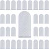 100 PCS Cotton Finger Cots, Finger Covers Protection for Finger Tips, Breathable, Sweat Resistant, and Wear-Resistant, Perfect for Work, Nails Cleaning, and Injured Fingers (White) view 1