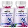 Calcium Citrate Gummies, Chewable Calcium Citrate 1000mg for Bone, Muscle & Immune Support, Ultimate Absorption Calcium Supplements for Women & Men, Blueberry, 120 Chews view 1