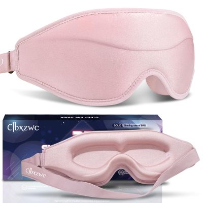 Clbxzwc 3D Advanced Eye Mask for SleepingUltra Delicate Soft Skin Friendly Eye mask100% Blackout Sleep Eye Mask for Sleep, Eyelash Extension Sleep mask