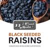 Natural Afghan Black Dried Fresh Raisins Seeded, Premium Quality, ready to eat Black seeded Raisin (Pack Of 3 (750 Gram)) view 4