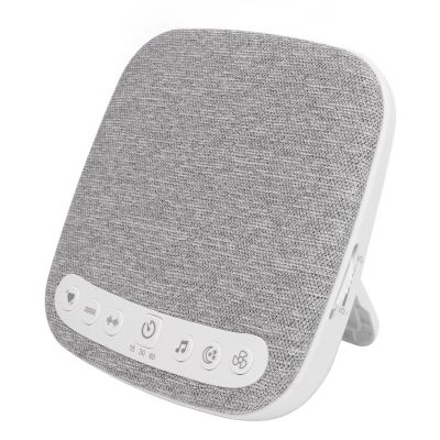 Sleep Aid 18 Sounds White Noise Sound Machine Auto Off Timer Rest Baby Soothing Portable Gray and White Crude Sound Machine