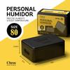 Cbros Humidor 69% Two- Way Humidity Control Box Powered by Boveda, Moisture Absorber, Maintain Freshness and Consistent Temperature Size (Size 80) view 4