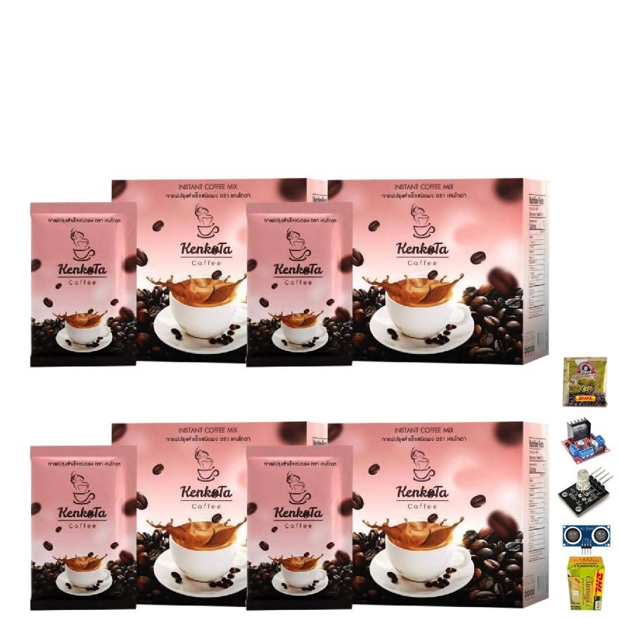 Generic Roasted Arabica CoffeeSnack Delicious Mellow 10 Sachets/Box (200g) Kenkota Instant Coffee By Kratae (of 4) By Beautygoodshop [Get Free For You Beauty Gifts], Large
