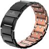 POLLDAN Copper Bracelet 6200 Gauss Power | Mens Bracelet 99.99% Pure Copper | Magnetic Bracelets for Men with Adjustable Fit & Sizing Tool | Stylish Men's Jewelry | Magnet Gifts for Him (3X Power Black Copper) view 1