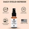 The Goodbye Company Ozonated Lid and Lash Renewer - Pure Hypochlorous Acid Eyelid Cleanser Spray for Dry Eyes, Blepharitis, Styes Non-Stinging, Lash Extension Safe, Made in Florida (2 fl oz) view 2