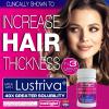 InstaRelief Hair Growth with Lustriva - Clinically Shown to Grow Thicker, Healthier Hair in 3 Weeks, Reduce Wrinkles and Fine Lines, with Biotin, Silicon, and Arginine, 60 Tablets view 2