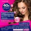 InstaRelief Hair Growth with Lustriva - Clinically Shown to Grow Thicker, Healthier Hair in 3 Weeks, Reduce Wrinkles and Fine Lines, with Biotin, Silicon, and Arginine, 60 Tablets view 4