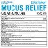 Puregen Labs Mucus Relief 12 Hour Extended Release Guaifenesin 1200mg Maximum Strength | Total 330 Tablets | Relief from Cough, Cold, Nasal & Chest Congestion | Expectorant | Extended Release view 2