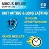 Puregen Labs Mucus Relief 12 Hour Extended Release Guaifenesin 1200mg Maximum Strength | Total 330 Tablets | Relief from Cough, Cold, Nasal & Chest Congestion | Expectorant | Extended Release view 4