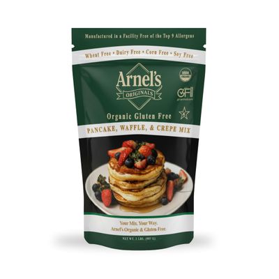 Pancake & Waffle Mix, High Protein, High Fiber, Certified Gluten free, Organic, non-GMO Verified, Certified Kosher, Gluten Free Baking, 2 Pounds