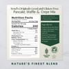 Pancake & Waffle Mix, High Protein, High Fiber, Certified Gluten free, Organic, non-GMO Verified, Certified Kosher, Gluten Free Baking, 2 Pounds view 3