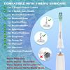 GERAGER Toothbrush Replacement Heads Compatible with with Philips Sonicare and More Click-on Handles, Tooth Brush Head 12 Pack White view 2