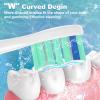 GERAGER Toothbrush Replacement Heads Compatible with with Philips Sonicare and More Click-on Handles, Tooth Brush Head 12 Pack White view 4