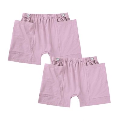 2-Pack Urine Bag Pants for Patient, Ostomy Drainage Bag Pants, Incontinence Care Trousers, Catheter Bag Pants, US L/W31