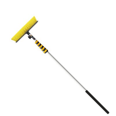 3.5-9m Water Fed Telescopic Brush, Cleaning Photovoltaic and Solar Panels, Washing Set Equipment Extension Pole Cleaning for Trucks Windows Multi-Purpose Water Spray Brush Cleaner for Trucks Windows