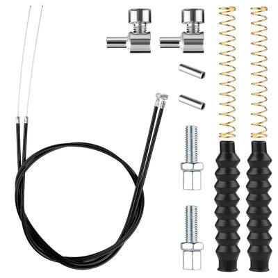 14pcs Rollator Brake Cable Replacement Parts, Walker Parts Rollator Brake Cable Parts with 45 Inch Brake Cable for Rollator Walker of Most Brands