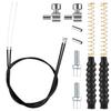 14pcs Rollator Brake Cable Replacement Parts, Walker Parts Rollator Brake Cable Parts with 45 Inch Brake Cable for Rollator Walker of Most Brands view 1