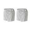 2-Pack Tear Away Post Surgery Boxers Briefs for Men, Full Open Stick-on Briefs, Disabled Adaptive Underwear, W29 Light Gray view 1