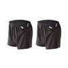 2-Pack Tear Away Post Surgery Boxers Briefs for Men, Full Open Stick-on Briefs, Disabled Adaptive Underwear, W29 Brown view 1