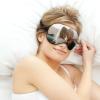 Custom Eye Mask Personalized Eye Mask for Sleeping Add Your Photo Text Logo,Customized Sleep Masks Gift for Men Women Office Travel Anniversary Party,Teal view 2