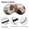 Custom Eye Mask Personalized Eye Mask for Sleeping Add Your Photo Text Logo,Customized Sleep Masks Gift for Men Women Office Travel Anniversary Party,Teal view 4